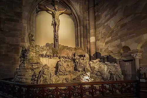 Le Mont des oliviers, situé au transept nord, 1498, Cathédrale de Strasbourg