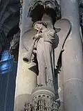 Photographie du même ange que précédemment.