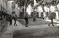 La promenade des hommes.