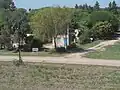 Vue du village au nord de la route nationale 11.