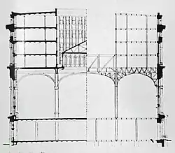 Conception de la structure du New York Produce Exchange.