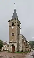 Vue depuis l'ouest.