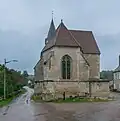 Vue depuis l'est.