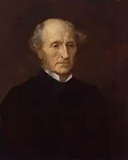 Portrait de John Stuart Mill peint par George Frederic Watts.