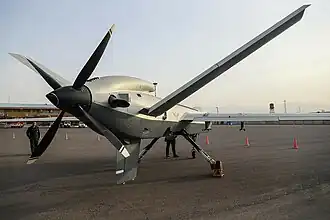 Vue de l'avion.