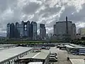 Vue éloignée de The Parisian Macao (à droite), avec Studio City (à gauche)