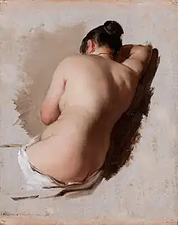 Étude d'un modèle féminin