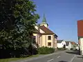 L'église protestante à Stutensee-Spöck