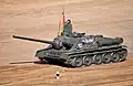 Su-100 lors du Biathlon de chars de combat 2013.
