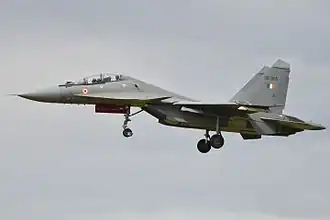 Vue de l'avion.