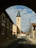Rue de la mairie à l'église.
