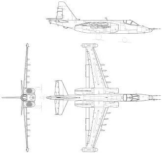vue en plan de l’avion