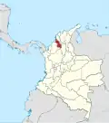 Le département de Sucre depuis 1966.