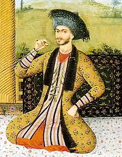 Portrait du chah Soleïman Ier.