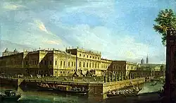 Le palais d'été à Saint-Pétersbourg