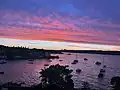 Coucher de soleil sur Parsley Bay.