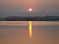 Coucher de soleil sur le lac