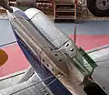 Vue donnant une indication de la vision du pilote vers l'avant