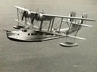 Vue de l'avion.