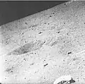 Petit cratère photographié par Surveyor 1.