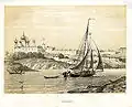 Suomenlinna/Sveaborg, gravure datant de 1856.