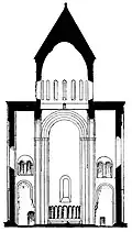 Elevation de l'entrée.