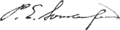 Signature de Pehr Evind Svinhufvud