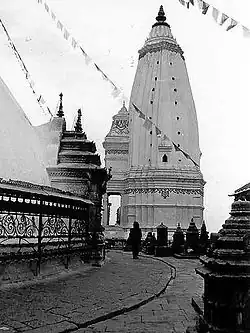 Sikhara de Swayambunath