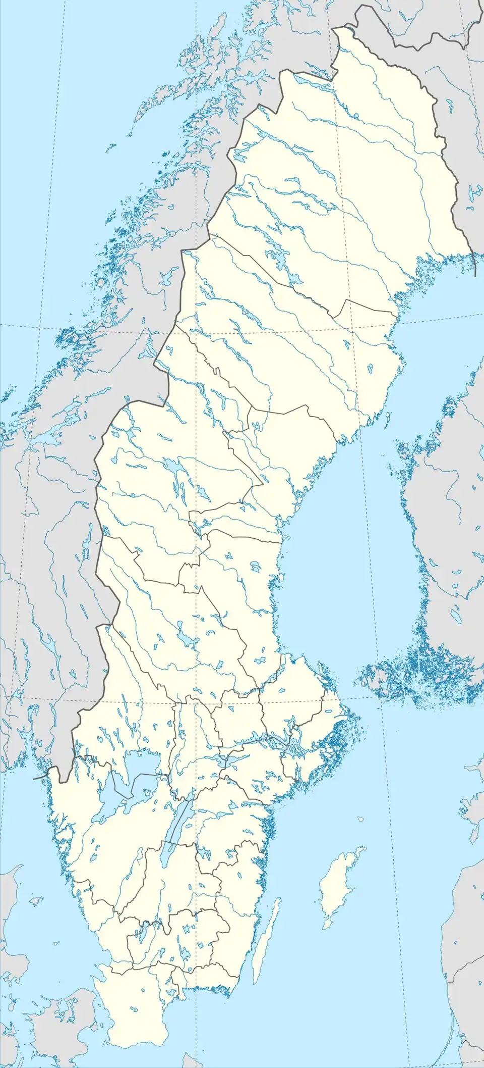 Voir sur la carte administrative de Suède
