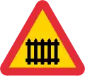 Passage à niveau avec barrière