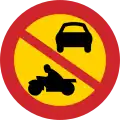 Interdiction des véhicules à moteur