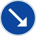Passer à droite