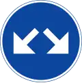Passer de chaque côté