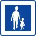 Zone piétonne