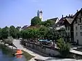 Les bords de l'Aar à Büren an der Aare.