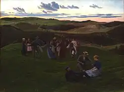 Aftenleg i Svanninge Bakker (1900)