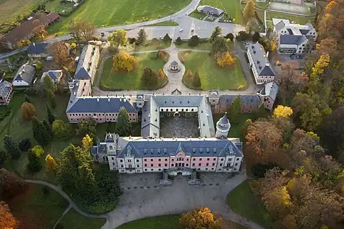 Vue aérienne.