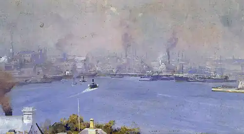 Tom Roberts, Sydney Harbour From Milsons Point (1897)