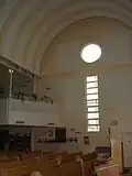L'intérieur de la synagogue.