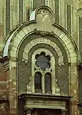 Les inscriptions de la façade de la synagogue de Thann