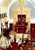 Synagogue de Neuilly : l'Arche Sainte.