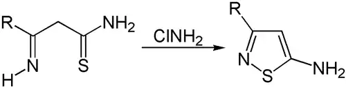 Synthèse d'isothiazoles