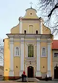 Photographie de l'église du monastère réformé à Szamotuły.