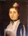 Mme Alfréd Szirmay née Mária Probstner de Újlubló et Jakubany, par Pál Szinyei Merse, 1879