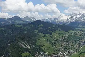 Vue depuis le sud-ouest.
