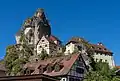 Autre vue de la roche karstique de Tüchersfeld