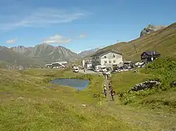 Passage par le col du Petit Saint-Bernard (2&nbsp;188&nbsp;m) au km 36