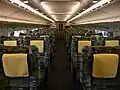 Intérieur classe verte (configuration 2+2 sièges)