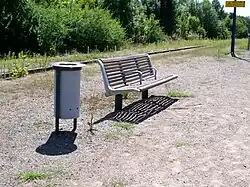 Mobilier de quai.