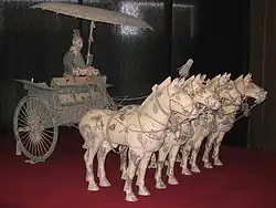 Char du mausolée de l'empereur Qin (IIIe siècle av. J.-C.)